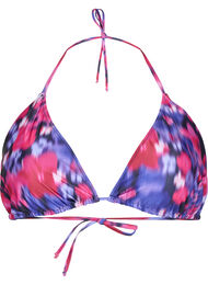 Triangel-Bikini-BH mit Muster, Pink Flower AOP, Packshot
