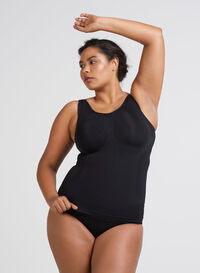 Shapewear Top mit breiten Trägern, Black, Model