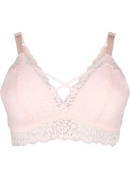 Bralette mit String-Detail und weicher Polsterung, Peach Blush, Packshot