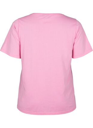 Zizzi FLASH - T-Shirt mit Motiv, Begonia Pink, Packshot image number 1