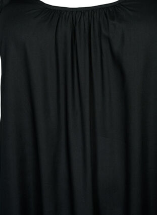 Zizzi Ärmelloses Midi-Kleid aus Viskose, Black, Packshot image number 2