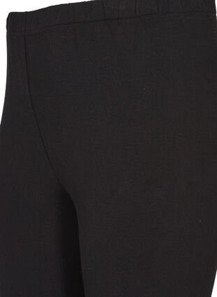 ZizziGefütterte Baumwollleggings., Black, Packshot image number 3