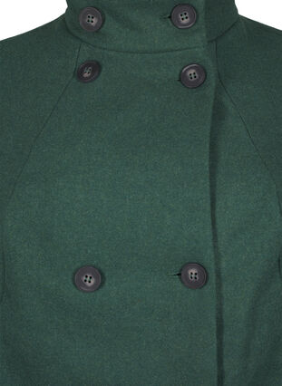 ZizziKurzer A-linienförmiger Trenchcoat, Trekking Green Mel., Packshot image number 2