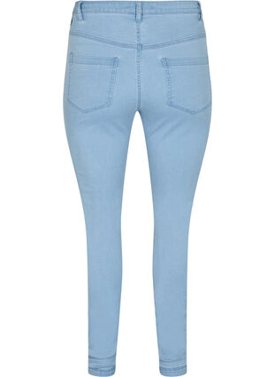 ZizziSuper Slim Amy Jeans mit hoher Taille, Ex Lt Blue, Packshot image number 1