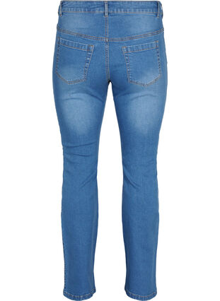 ZizziEllen Bootcut-Jeans mit hoher Taille., Light blue, Packshot image number 1