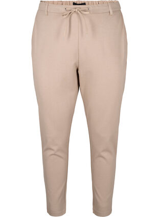 ZizziCropped Maddison Hose, Silver Mink, Packshot image number 0