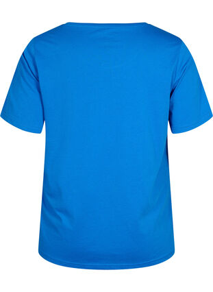 Zizzi FLASH - T-Shirt mit Motiv, Strong Blue, Packshot image number 1