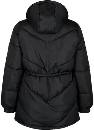 ZizziPufferwinterjacke mit Kapuze, Black, Packshot image number 1