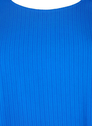 Zizzi Kurzärmelige Bluse aus Viskose mit Schleifen, Princess Blue, Packshot image number 2