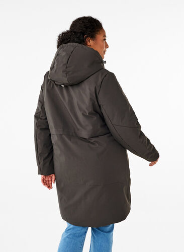 ZizziWinterjacke mit verstellbarer Taille, Raven, Model image number 1