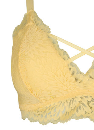 ZizziBralette mit String-Detail und weicher Polsterung, Pale Banana ASS, Packshot image number 2