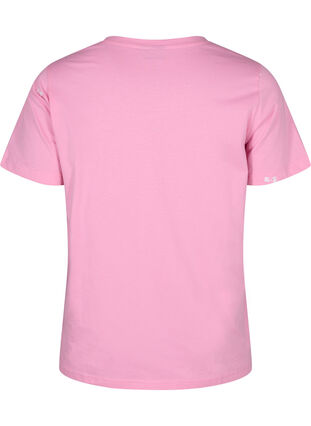 Zizzi T-Shirt aus Bio-Baumwolle mit Schleifen, Roseb. W. Bow Emb., Packshot image number 1