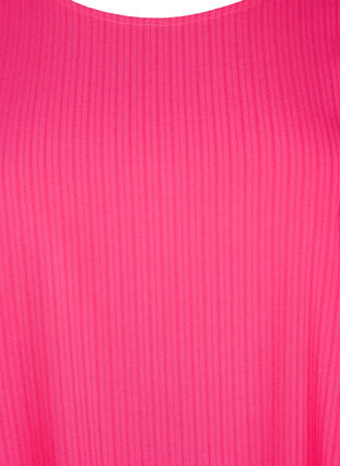 Zizzi Kurzärmelige Bluse aus Viskose mit Schleifen, Bright Rose, Packshot image number 2