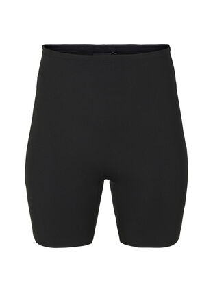 Zizzi Light Shapewear Shorts mit hoher Taille, Black, Packshot image number 0