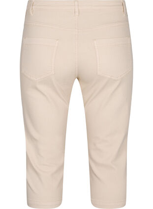 ZizziEng anliegende Emily Capri Hose, Oatmeal, Packshot image number 1