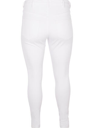 ZizziSuper Slim Amy Jeans mit hoher Taille, White, Packshot image number 1