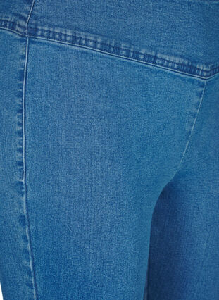 ZizziDehnbare Jeggings mit hoher Taille, Light Blue, Packshot image number 2