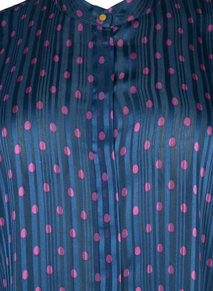 ZizziHemdbluse mit Pünktchen, Vintage Indigo Dot, Packshot image number 2