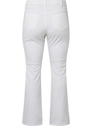 ZizziEllen Bootcut-Jeans mit hoher Taille., White, Packshot image number 1