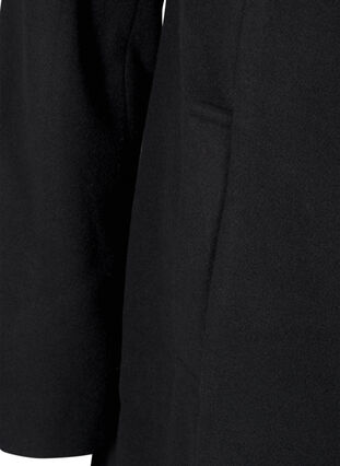 ZizziKurzer A-linienförmiger Trenchcoat, Black, Packshot image number 3