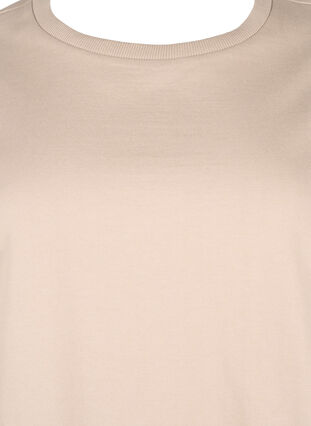 ZizziSweatshirt mit Rundhalsausschnitt, Simply Taupe, Packshot image number 2