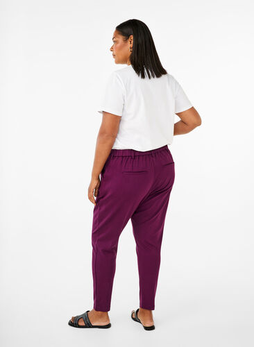 ZizziCropped Maddison Hose, Potent Purple, Model image number 1