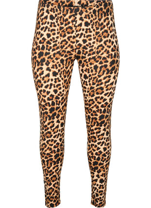 ZizziViskose Leggings mit Leopardendruck, Leo, Packshot image number 0