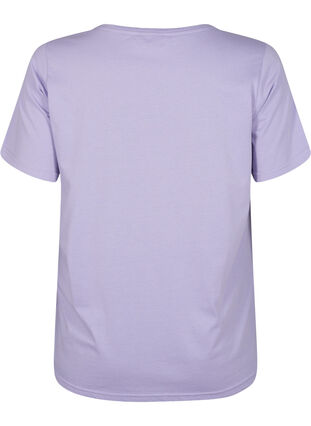Zizzi FLASH - T-Shirt mit Motiv, Lavender, Packshot image number 1
