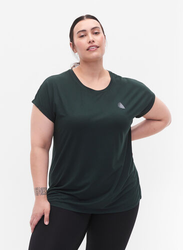 ZizziKurzarm Trainingsshirt, Scarab, Model image number 0