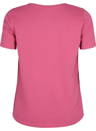 ZizziUnifarbenes Basic-T-Shirt aus Baumwolle, Malaga, Packshot image number 1