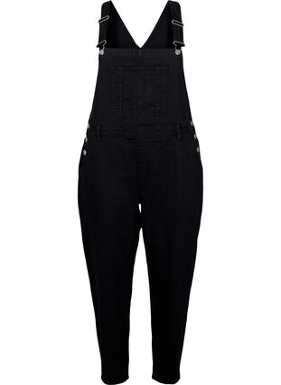 Zizzi Jeans-Latzhosen, Black, Packshot image number 0
