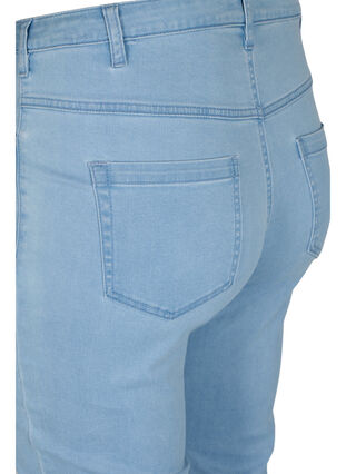 ZizziSchmale Passform Emily Jeans mit normaler Taille, Ex Lt Blue, Packshot image number 3