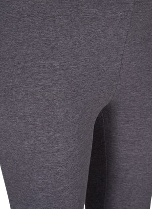 ZizziGraue Melange-Leggings, Dark Grey Melange, Packshot image number 2