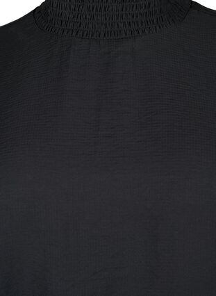 ZizziViskose Bluse mit Schürze, Black, Packshot image number 2