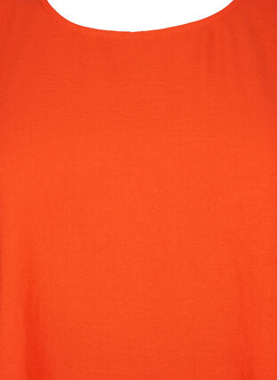 ZizziKurzärmelige Bluse mit Falten, Orange.com, Packshot image number 2