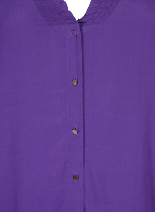 ZizziLangärmlige Bluse aus Viskose, Heliotrope, Packshot image number 2