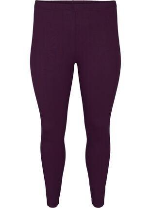 ZizziBasic Leggings aus Viskose, Potent Purple, Packshot image number 0