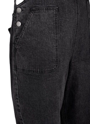 ZizziJeans-Overall, Dark Grey Denim, Packshot image number 3