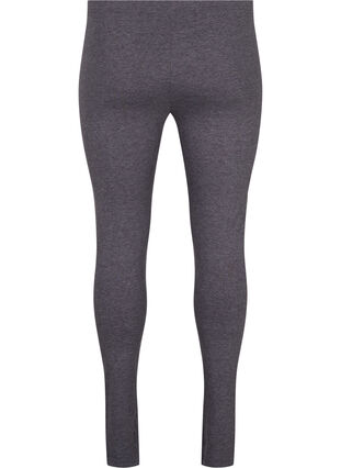 ZizziGraue Melange-Leggings, Dark Grey Melange, Packshot image number 1