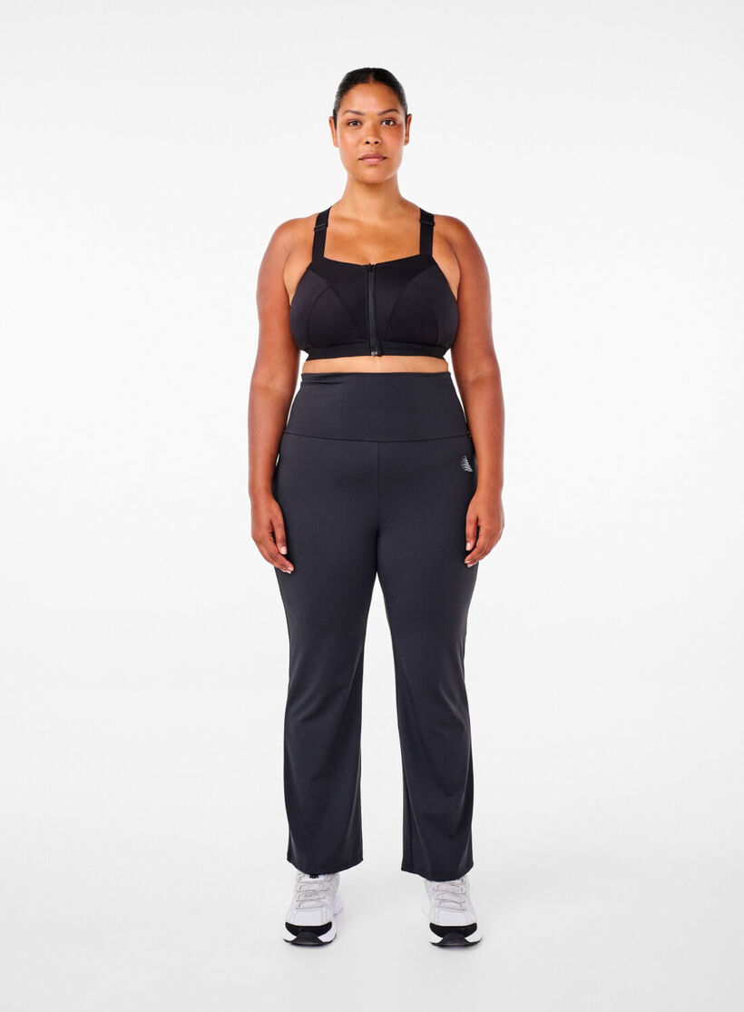 ZizziAusgestellte Jogginghose mit hoher Taille, , Model, 1