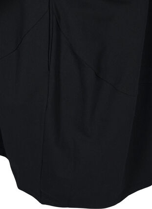 ZizziBallonkleid aus Baumwolle mit Taschen, Black, Packshot image number 4