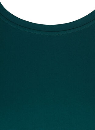 Zizzi Einfarbiges Trainings-T-Shirt, Deep Teal, Packshot image number 2