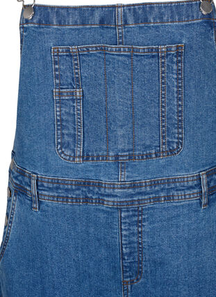 Zizzi Jeans-Latzhosen, Blue Denim, Packshot image number 2