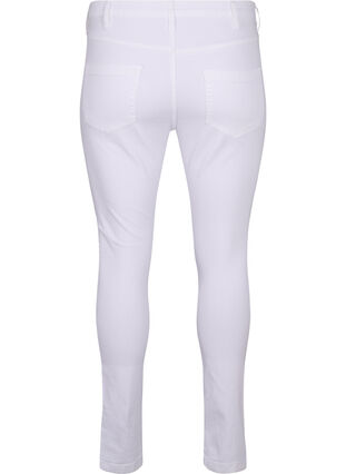 Zizzi Hochtaillierte Super Slim Amy Jeans, White, Packshot image number 1