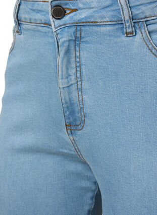 ZizziEllen Bootcut-Jeans mit hoher Taille., Ex Lgt Blue, Packshot image number 2