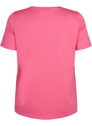 Zizzi FLASH - T-Shirt mit Motiv, Hot Pink Amour, Packshot image number 1