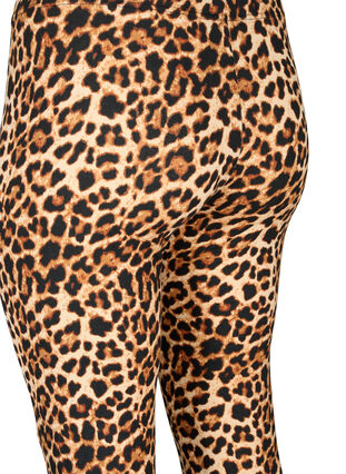 ZizziViskose Leggings mit Leopardendruck, Leo, Packshot image number 3