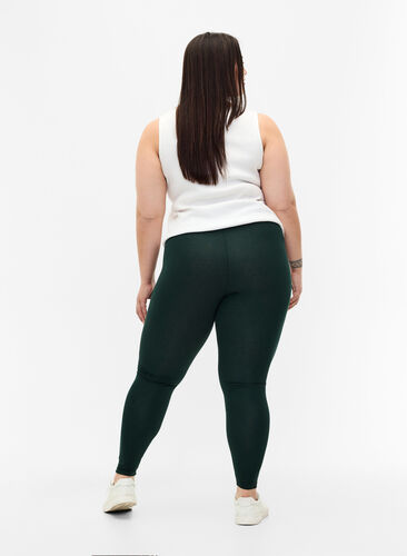 ZizziBasic-Leggings aus Viskose, Scarab, Model image number 1