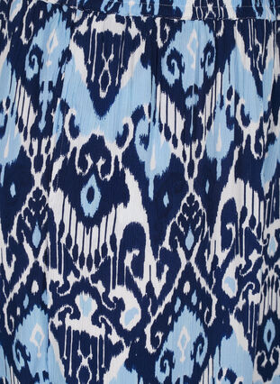 Zizzi Culotte-Hose aus Viskose mit Aufdruck, Blue Ethnic AOP, Packshot image number 2