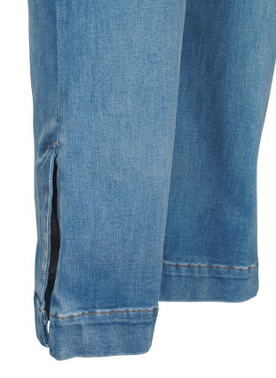 ZizziBootcut-Jeans mit Schlitz, Blue Denim, Packshot image number 4